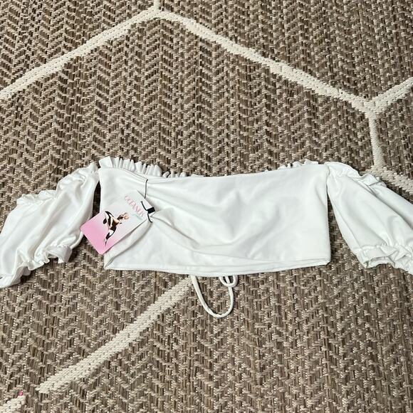 Oceanus x Cinta off the shoulder Bikini set sz M - Picture 7 of 8